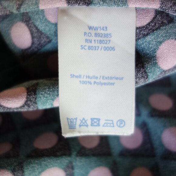 BODEN Green Black Polka Dot Shift Dress – US Sz 6 - Picture 10 of 12